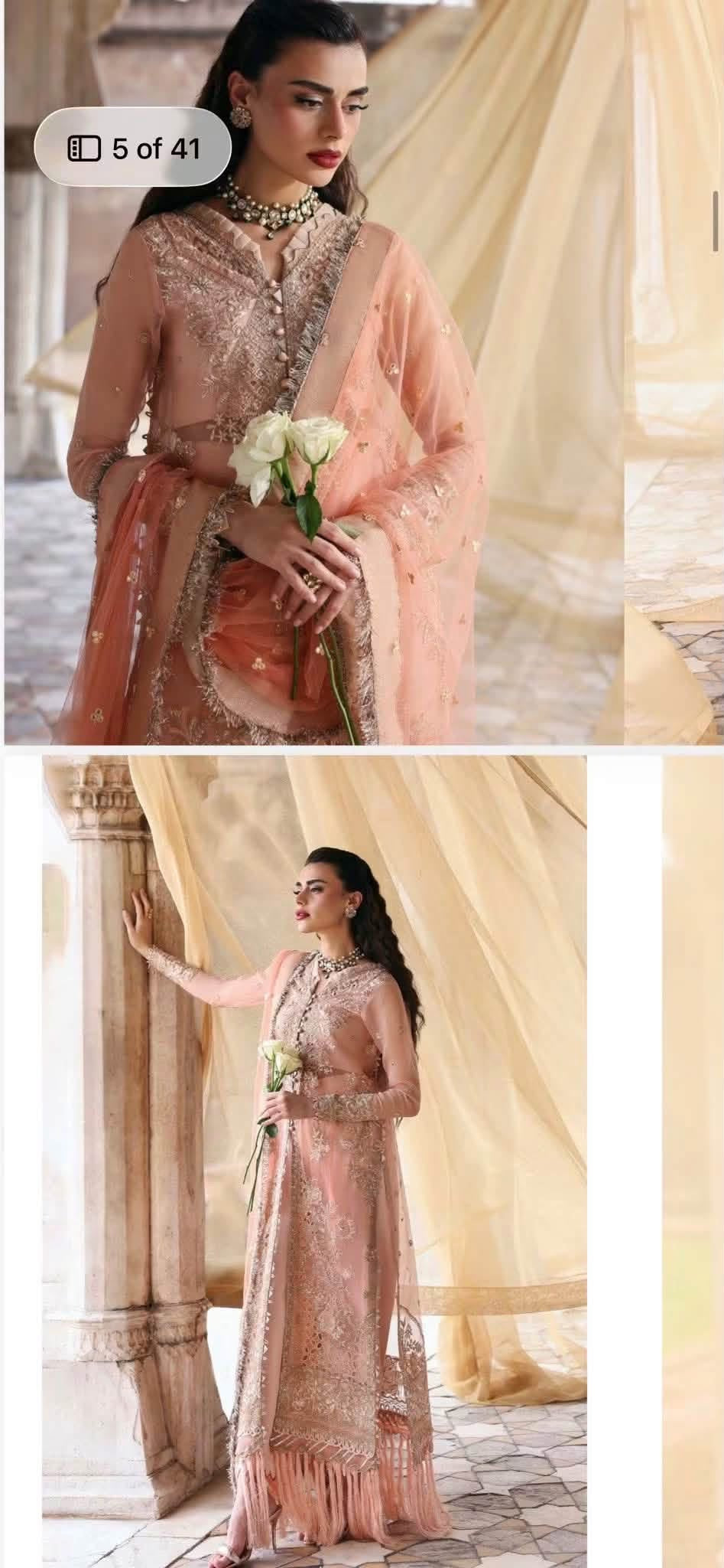 parishay wedding peach