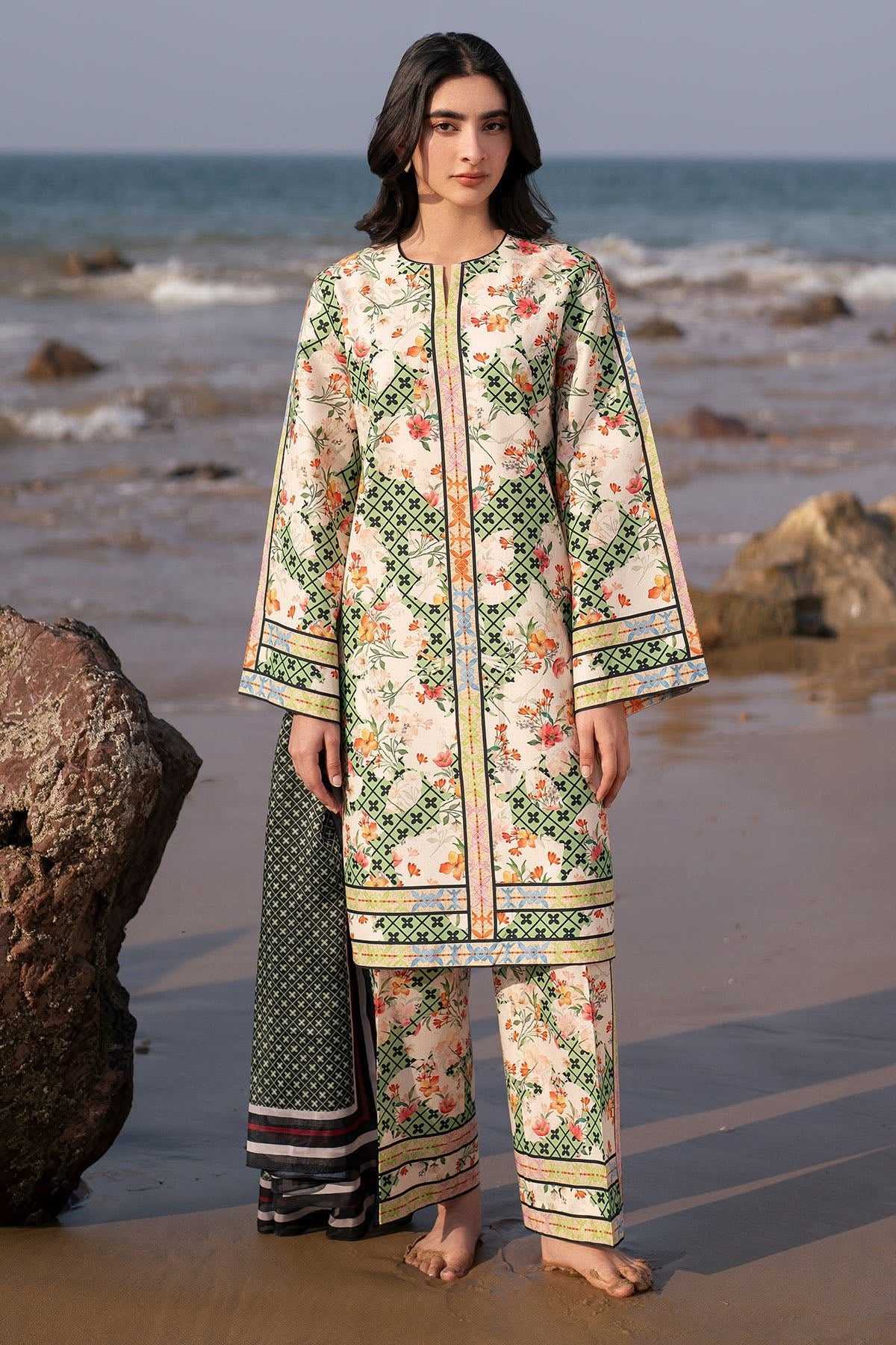jazmin printed 3pc.