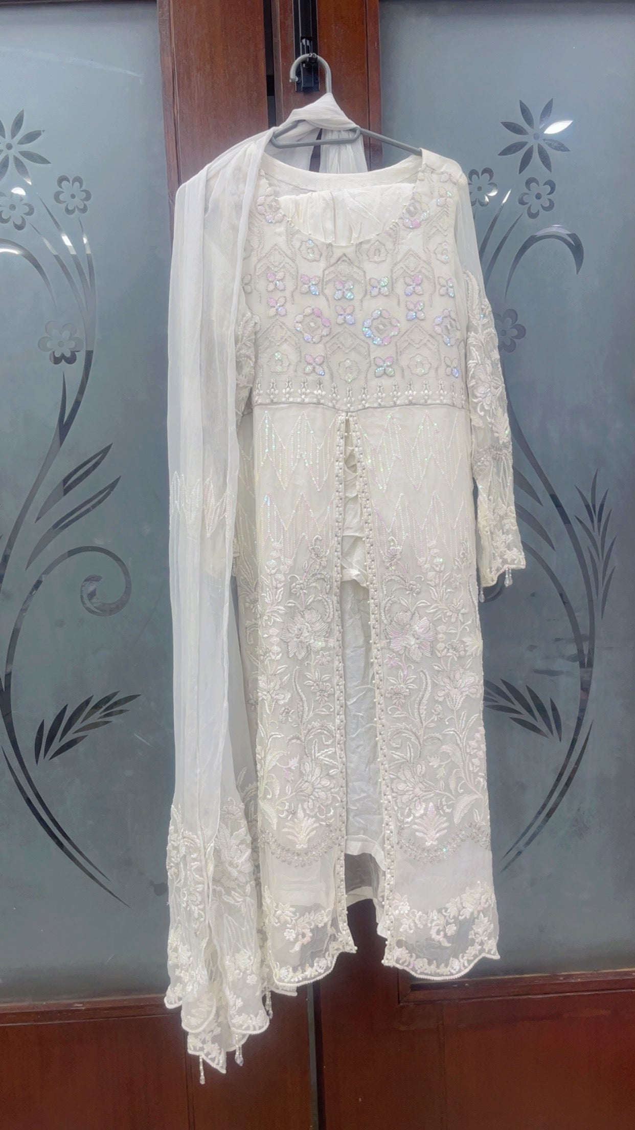 nureh chiffon 3pc stitch haseeeeen ♥️
