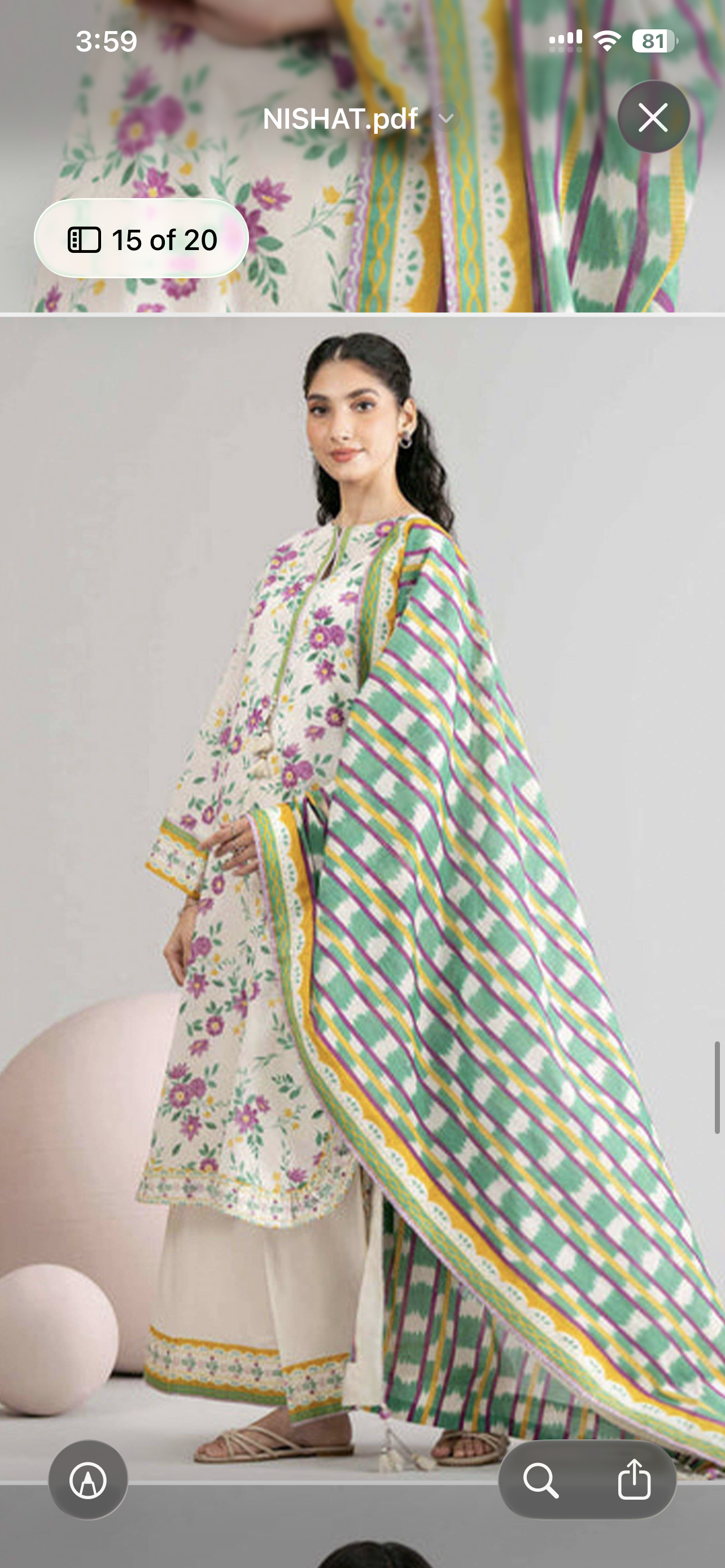 nishat lawn 422