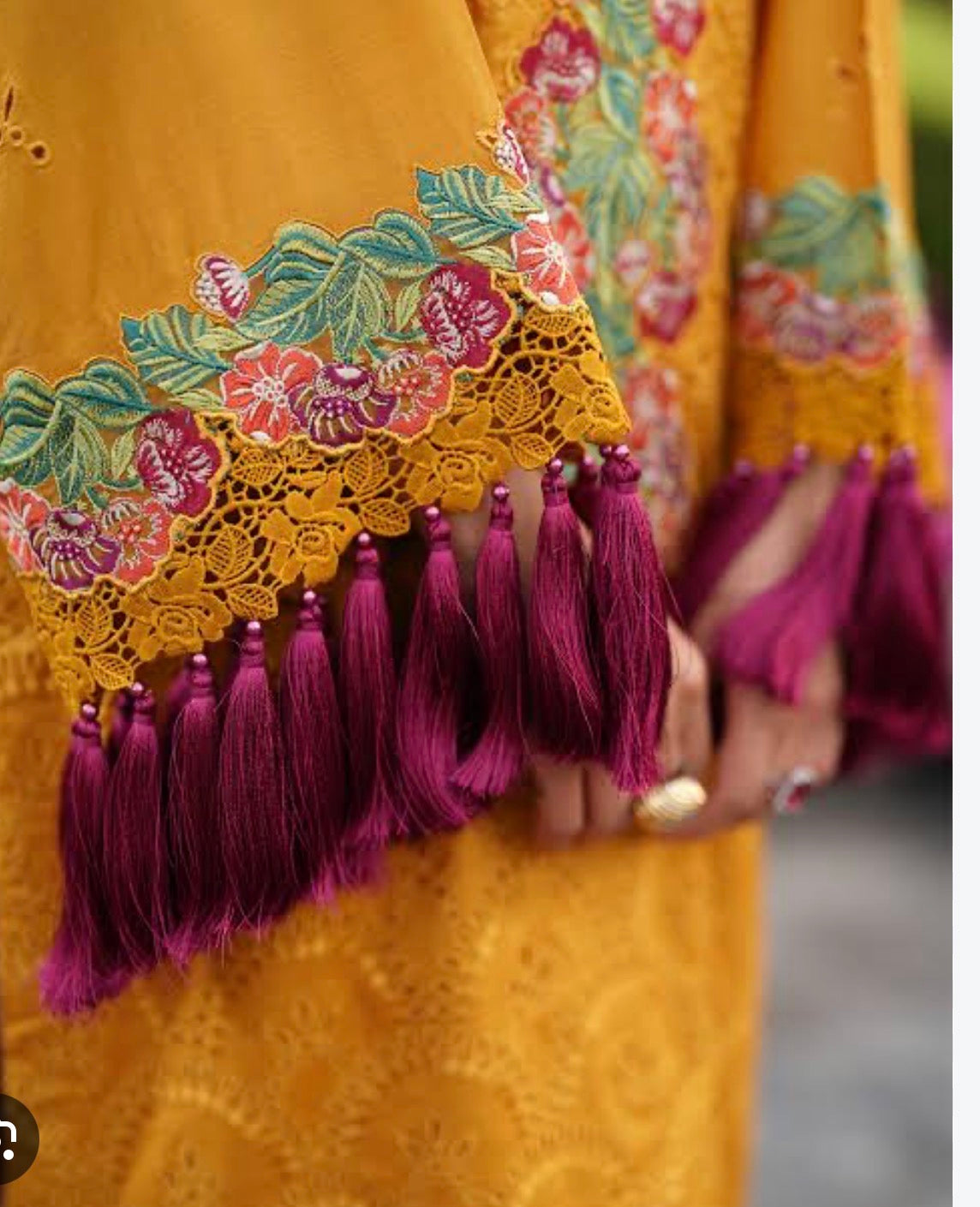 Alizeh by baroque lawn mustard