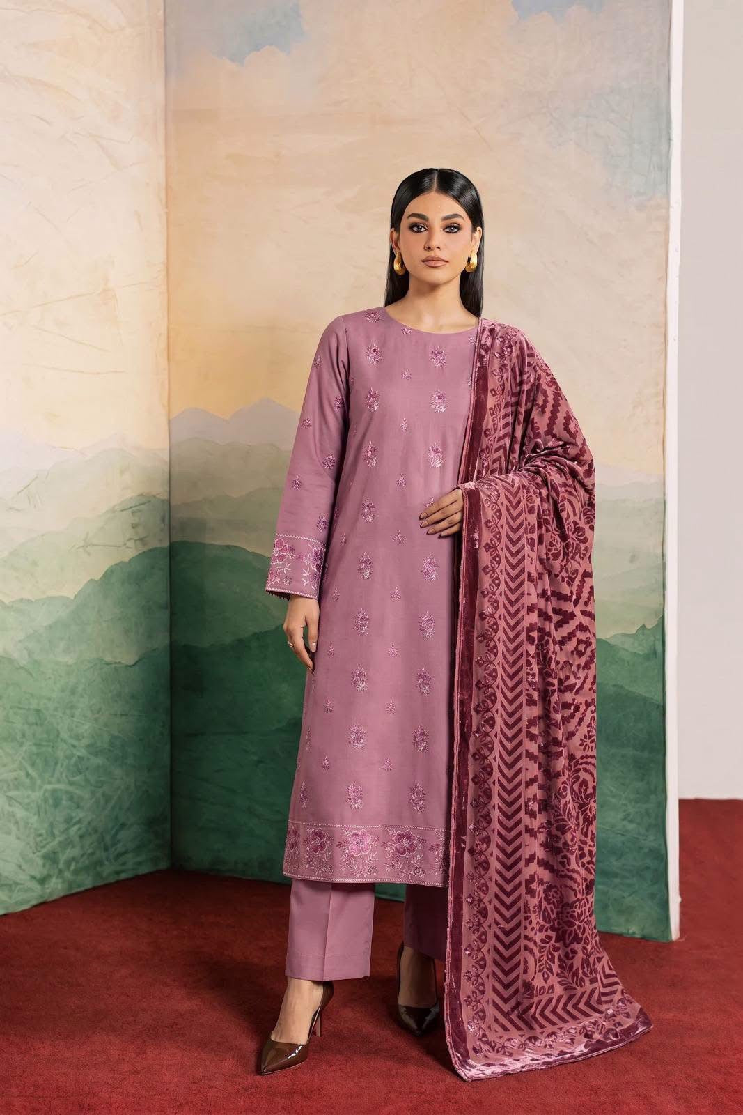 dhank marina 3pc Winter palachi pink