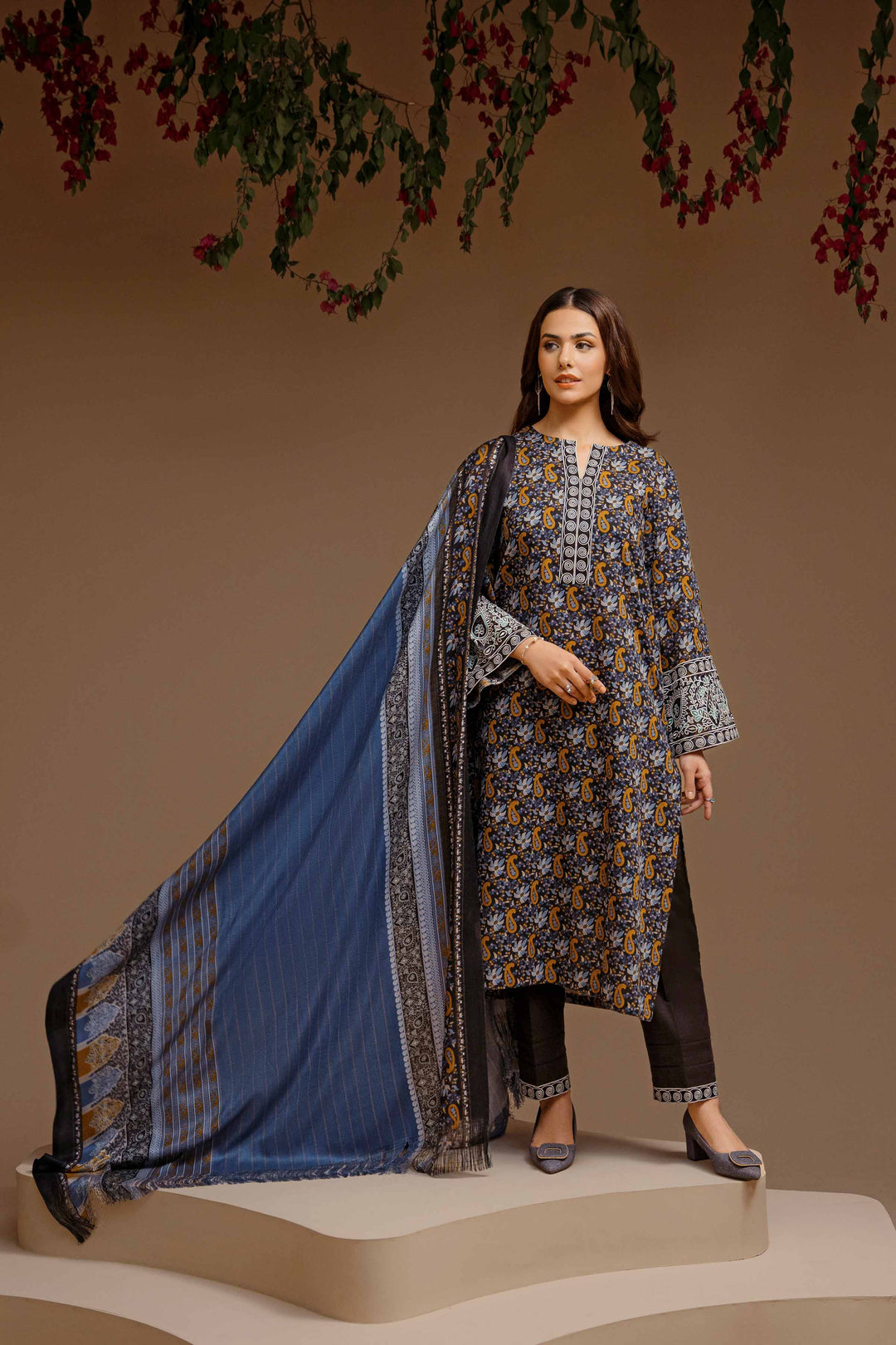 Nishat khaddar Print 07