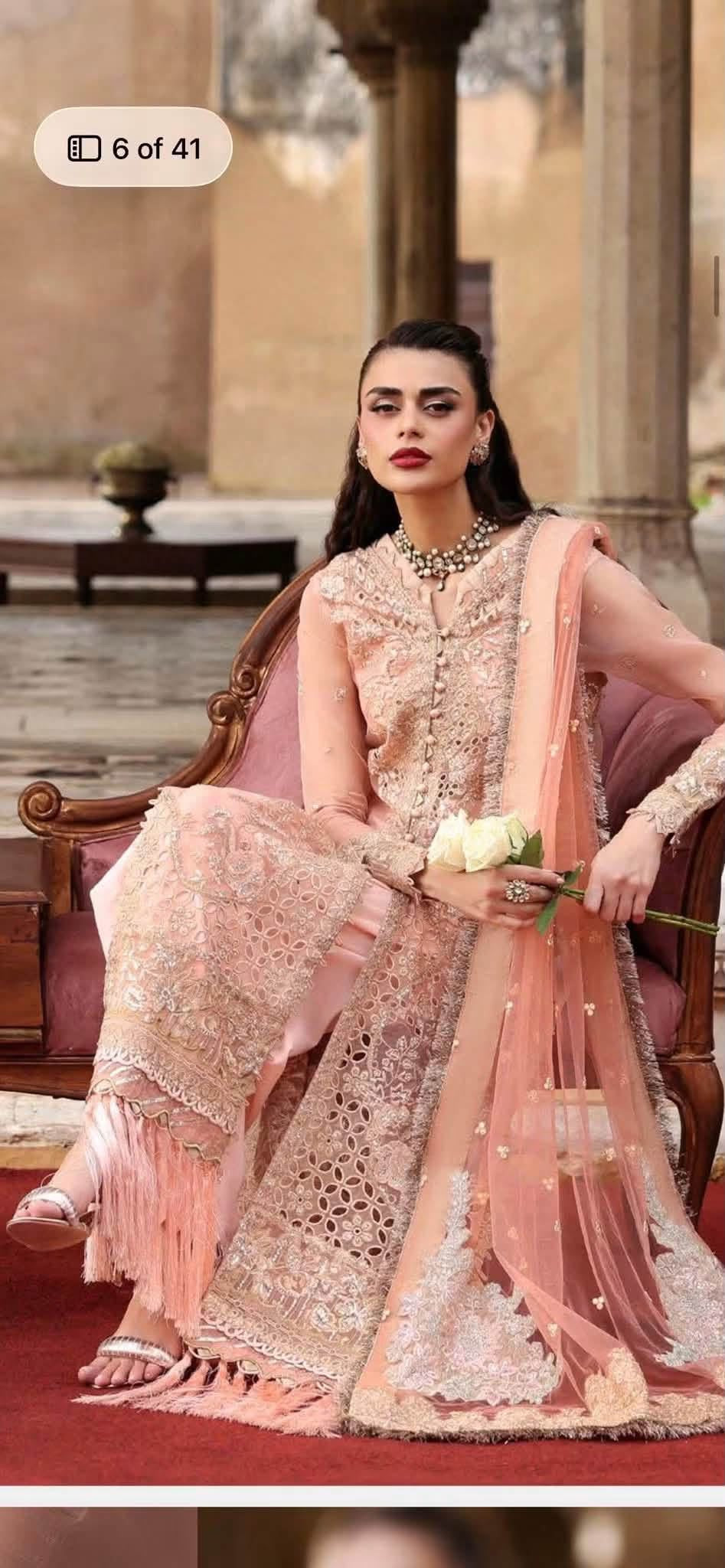 parishay wedding peach