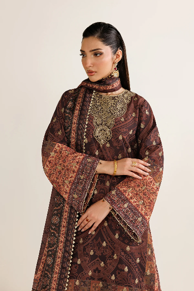 jazmin EMBROIDERED RAW SILK UR-7090