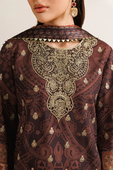 jazmin EMBROIDERED RAW SILK UR-7090