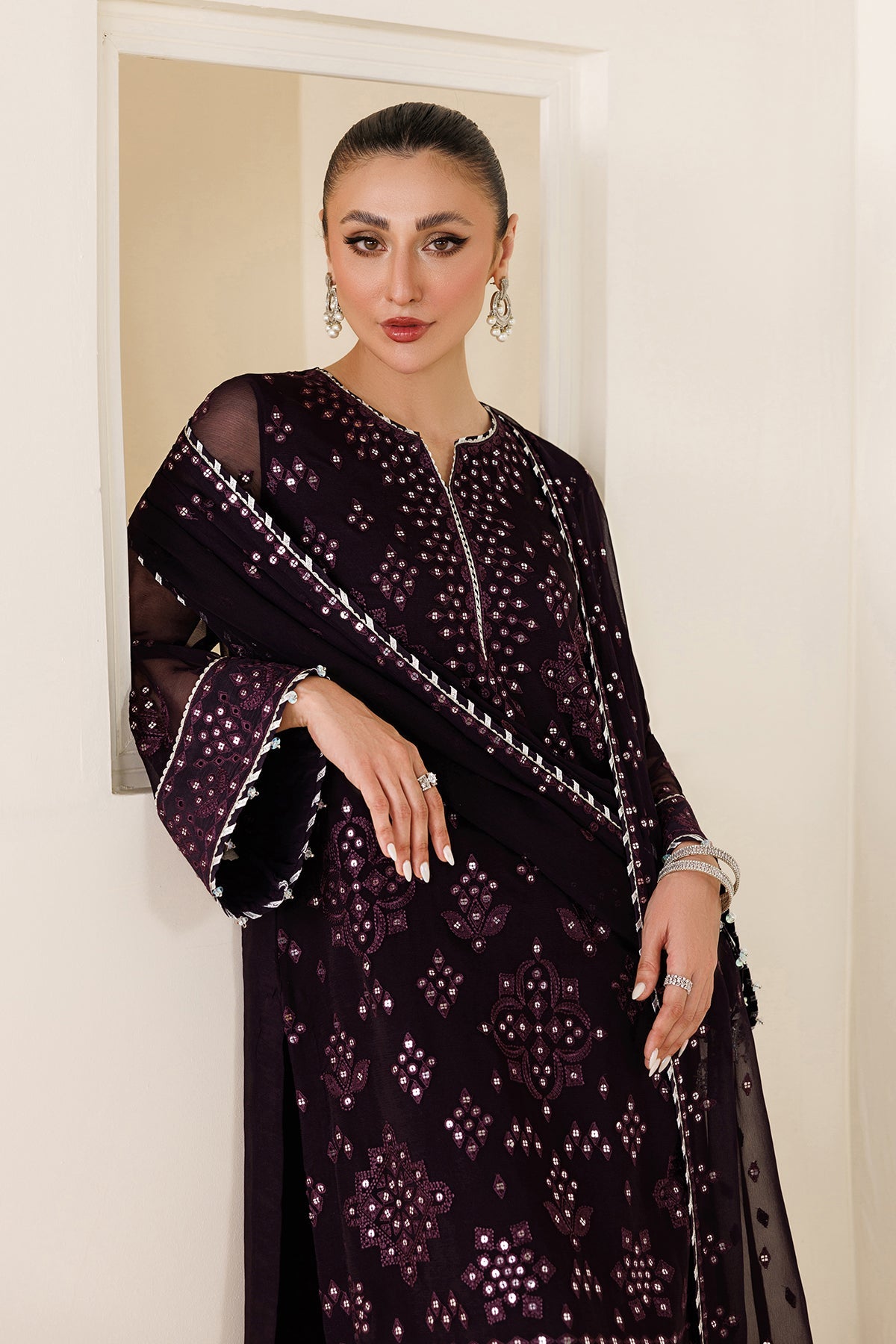 jazmin chiffon purple haseeeeeen ♥️