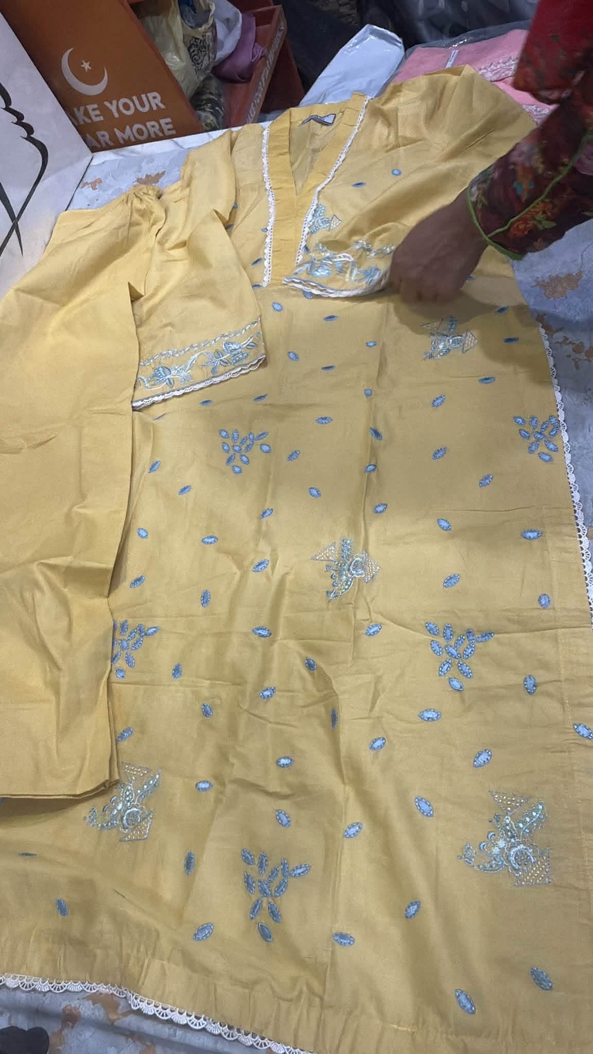 ajr stitched lawn large to xlarge size D-12
