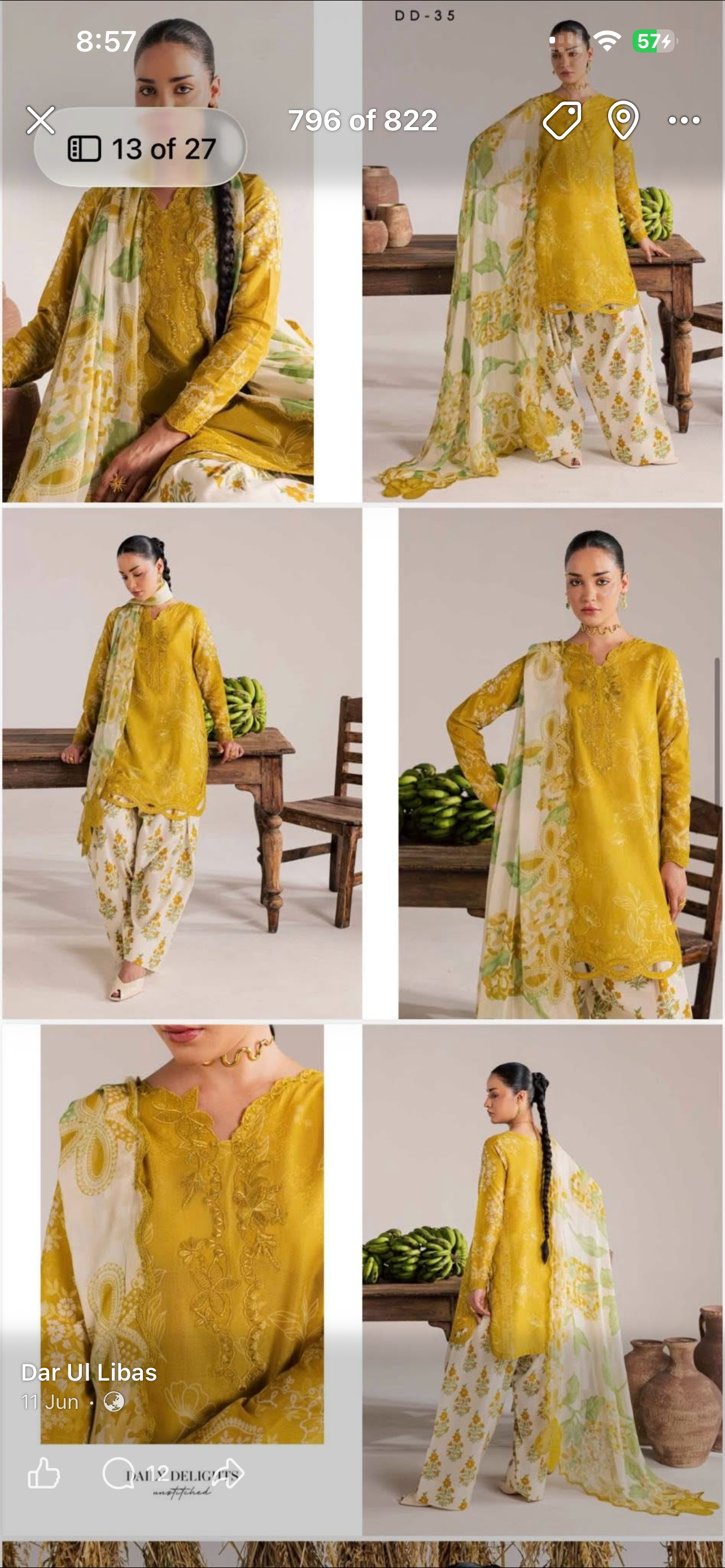nureh stitched lawn