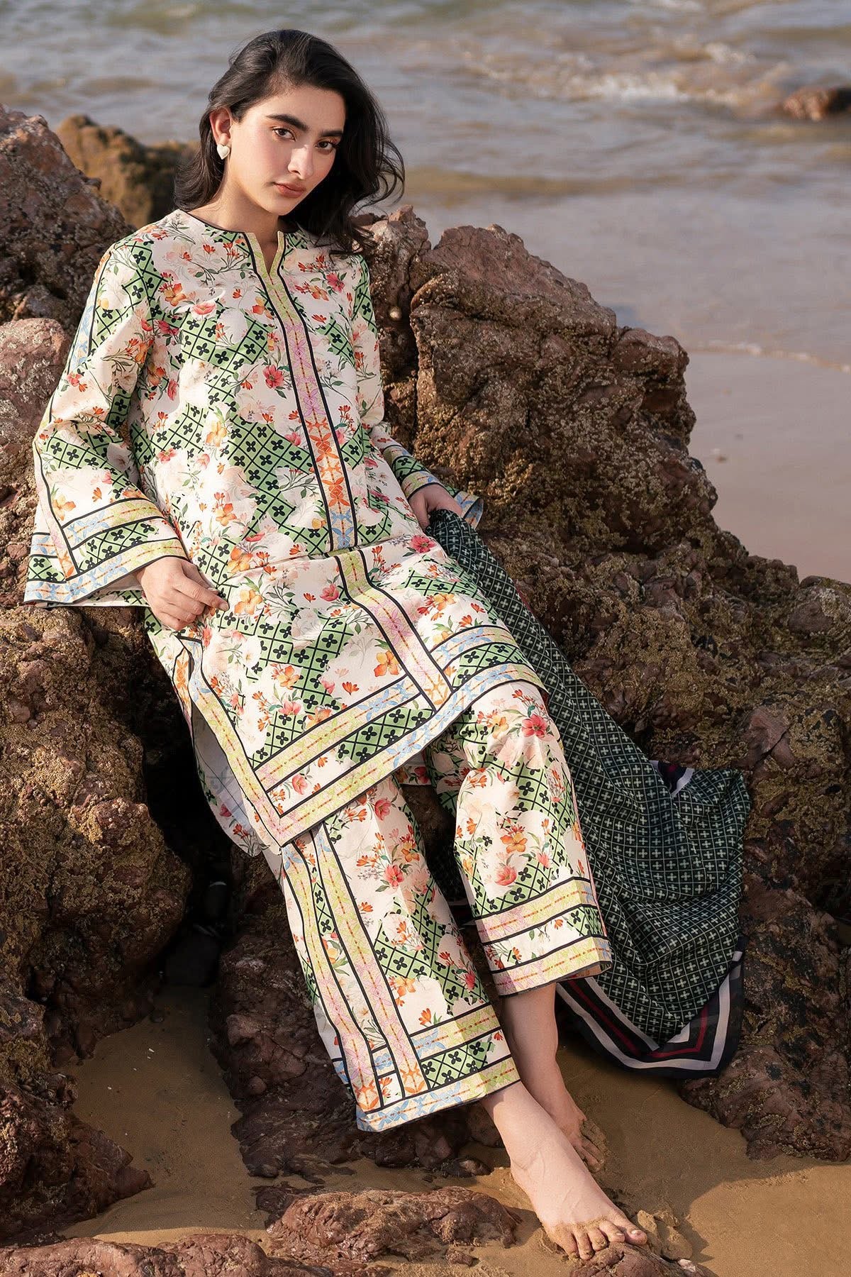 jazmin printed 3pc.