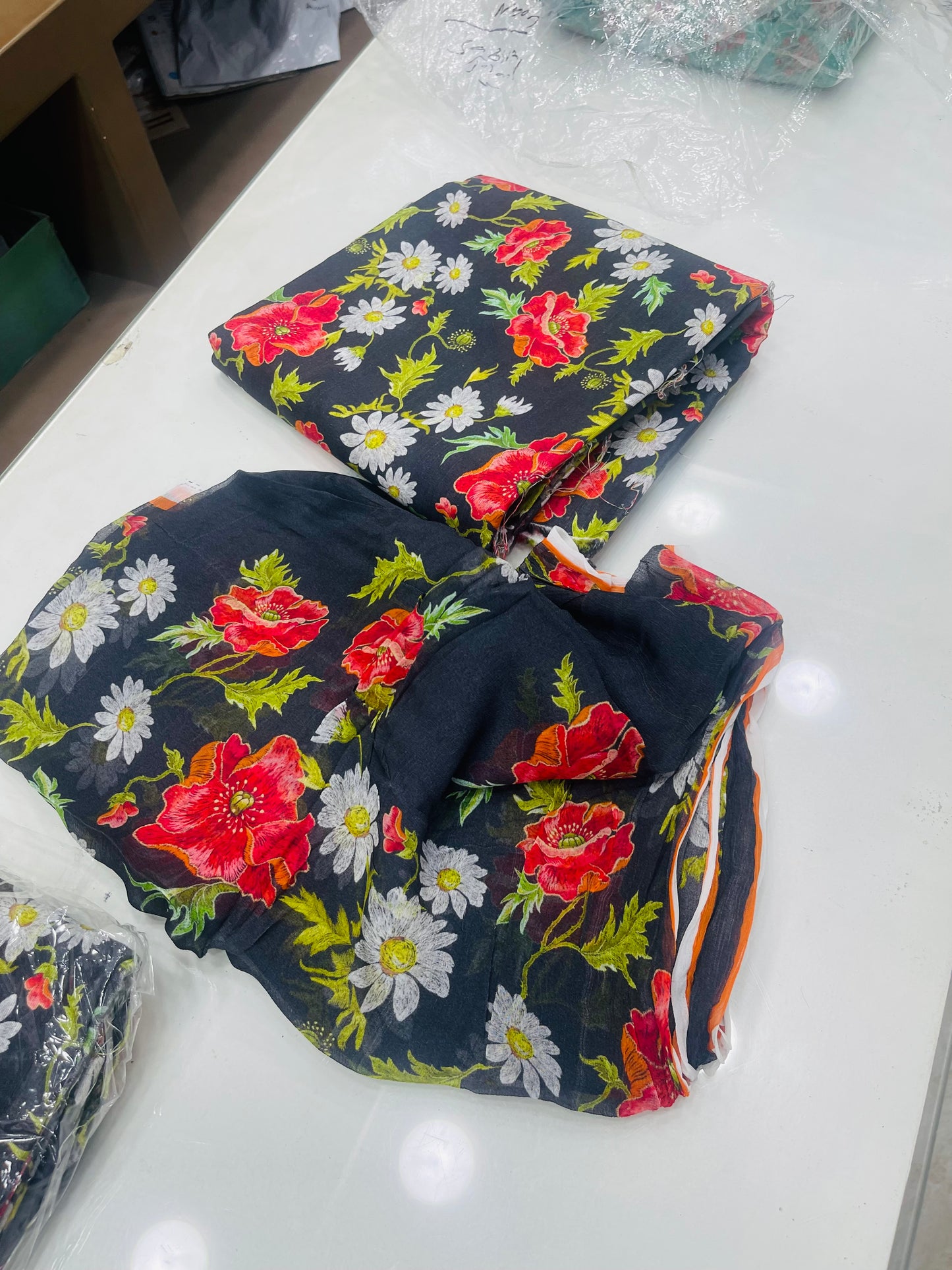 bareeze khaddar 3pc black