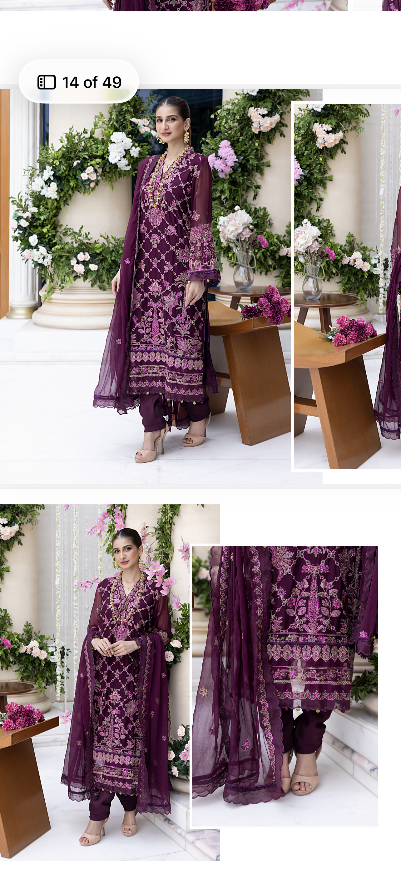 GULAL WEDDING CHIFFON*majanda