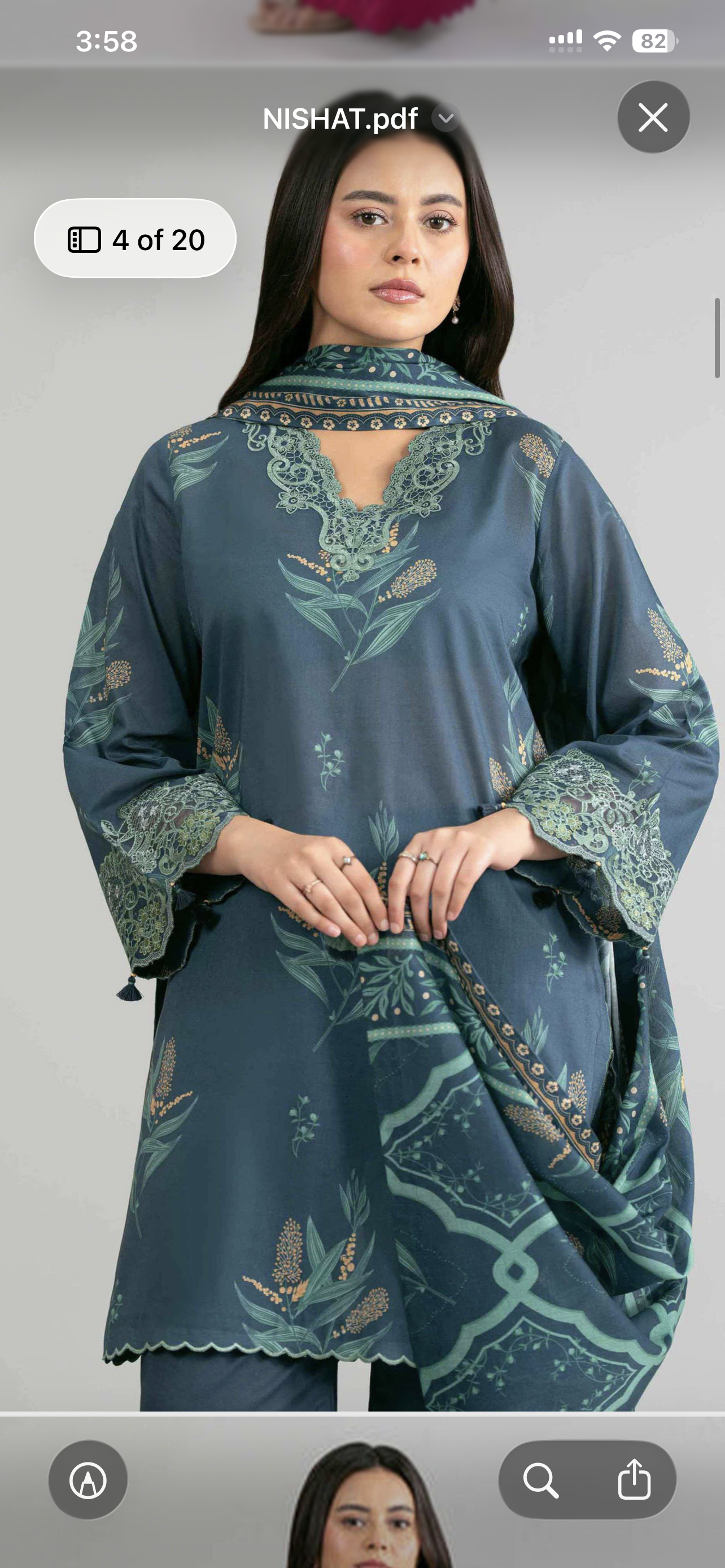 nishat lawn 863