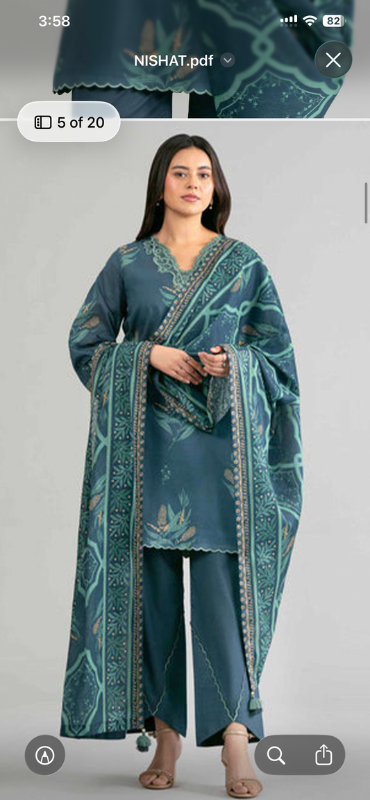 nishat lawn 863