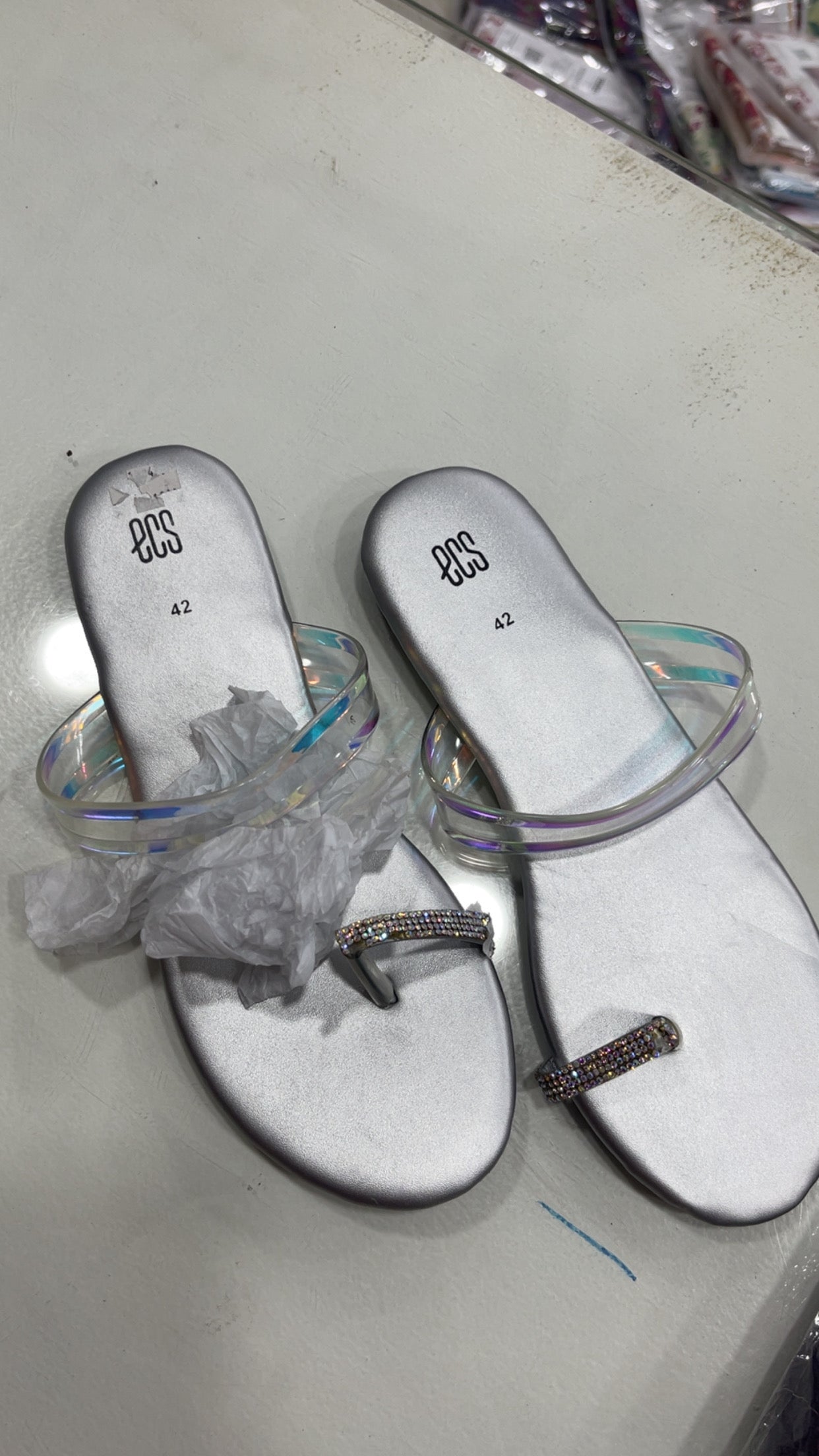 ecs shoes 42 size grey