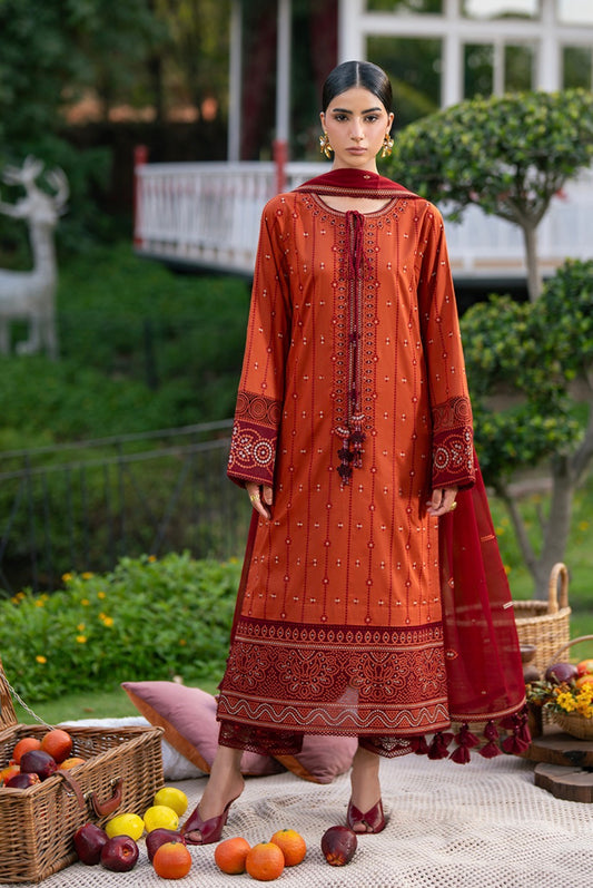 Alizeh by baroque lawn rust