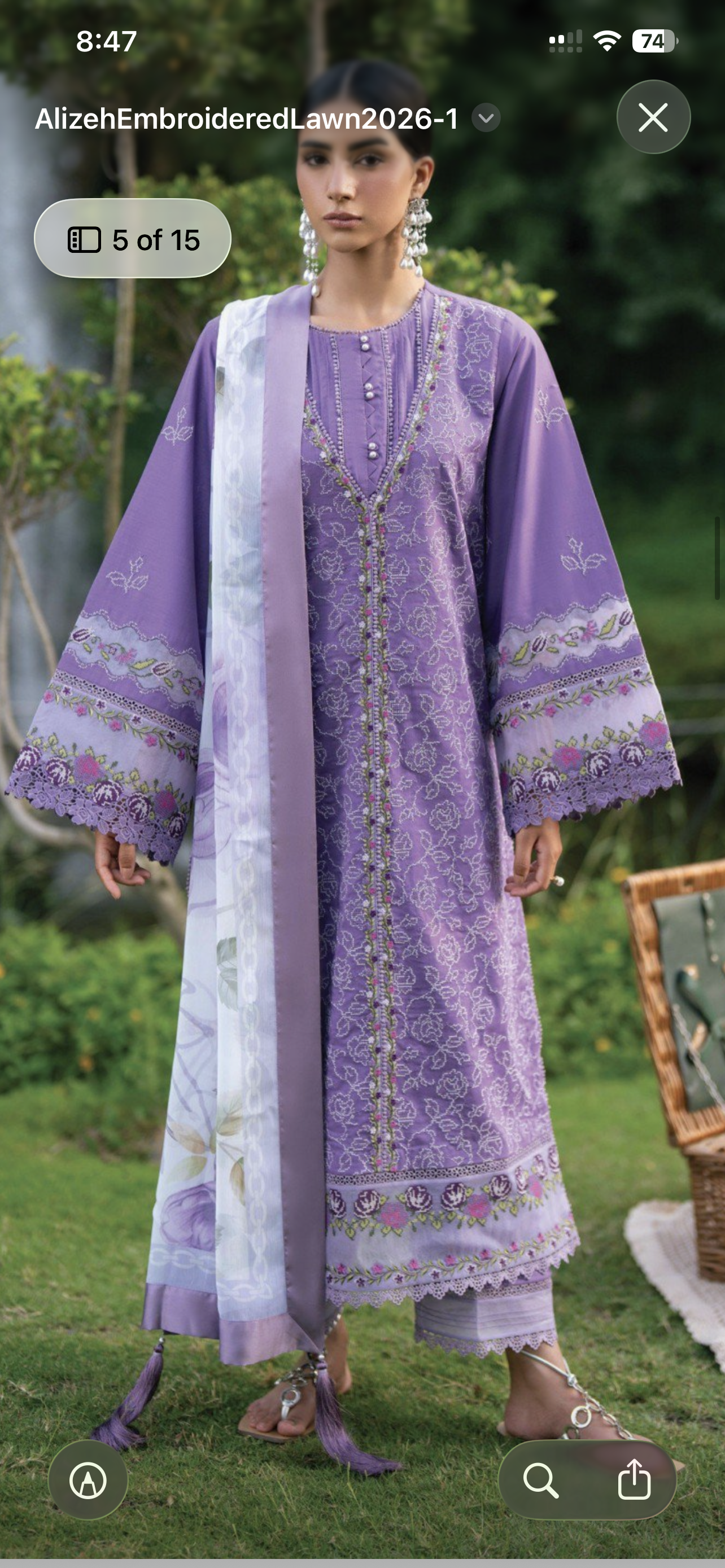 Alizeh by baroque lawn lilc