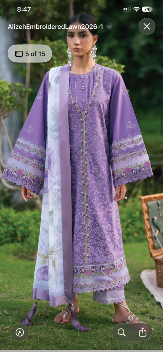 Alizeh by baroque lawn lilc