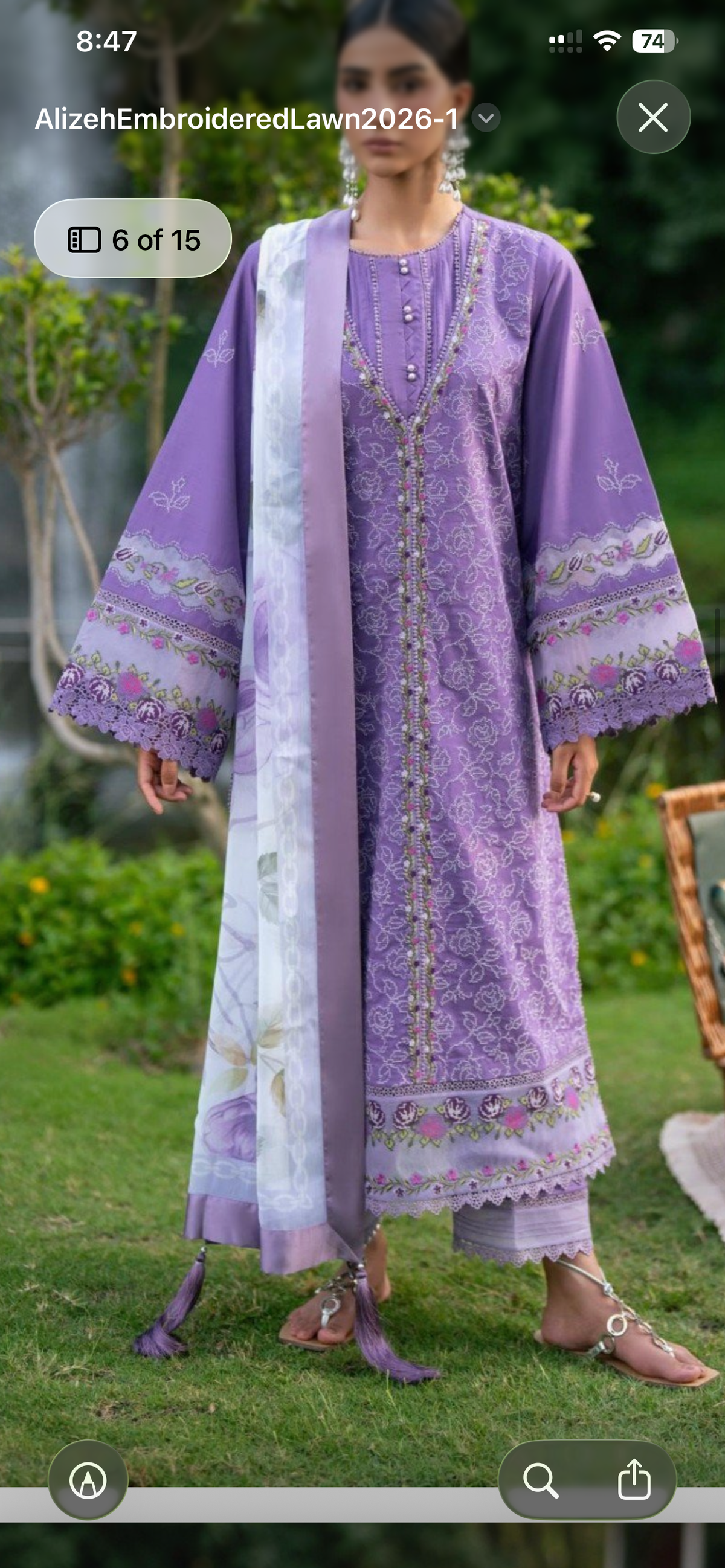 Alizeh by baroque lawn lilc