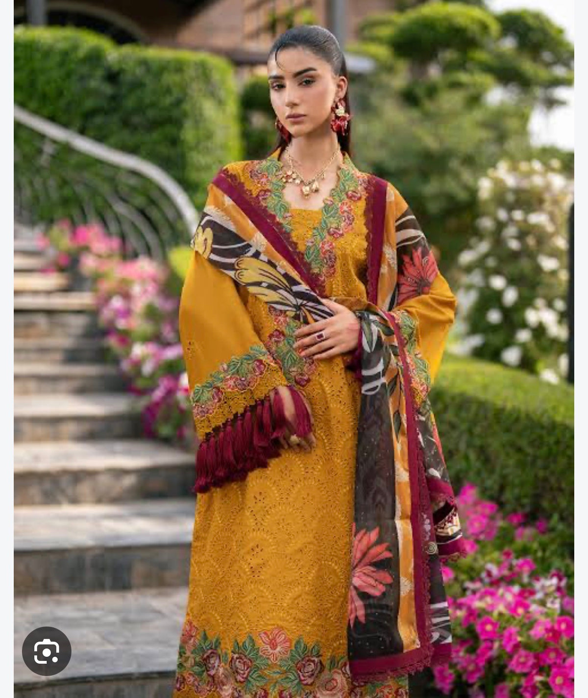 Alizeh by baroque lawn mustard