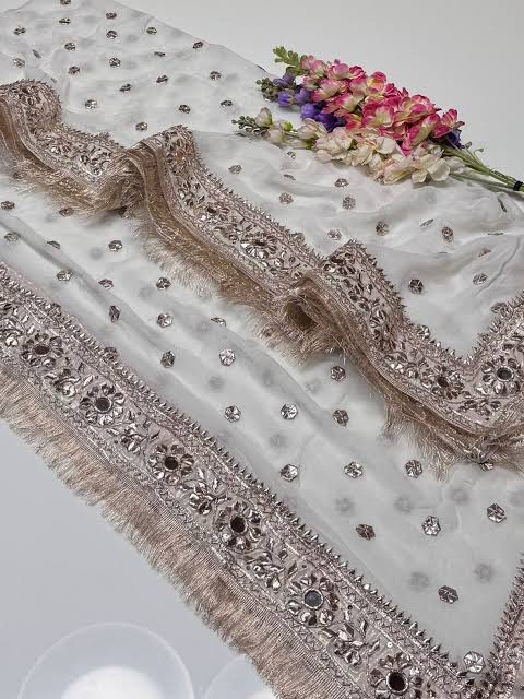 pure chiffon gota dupatta