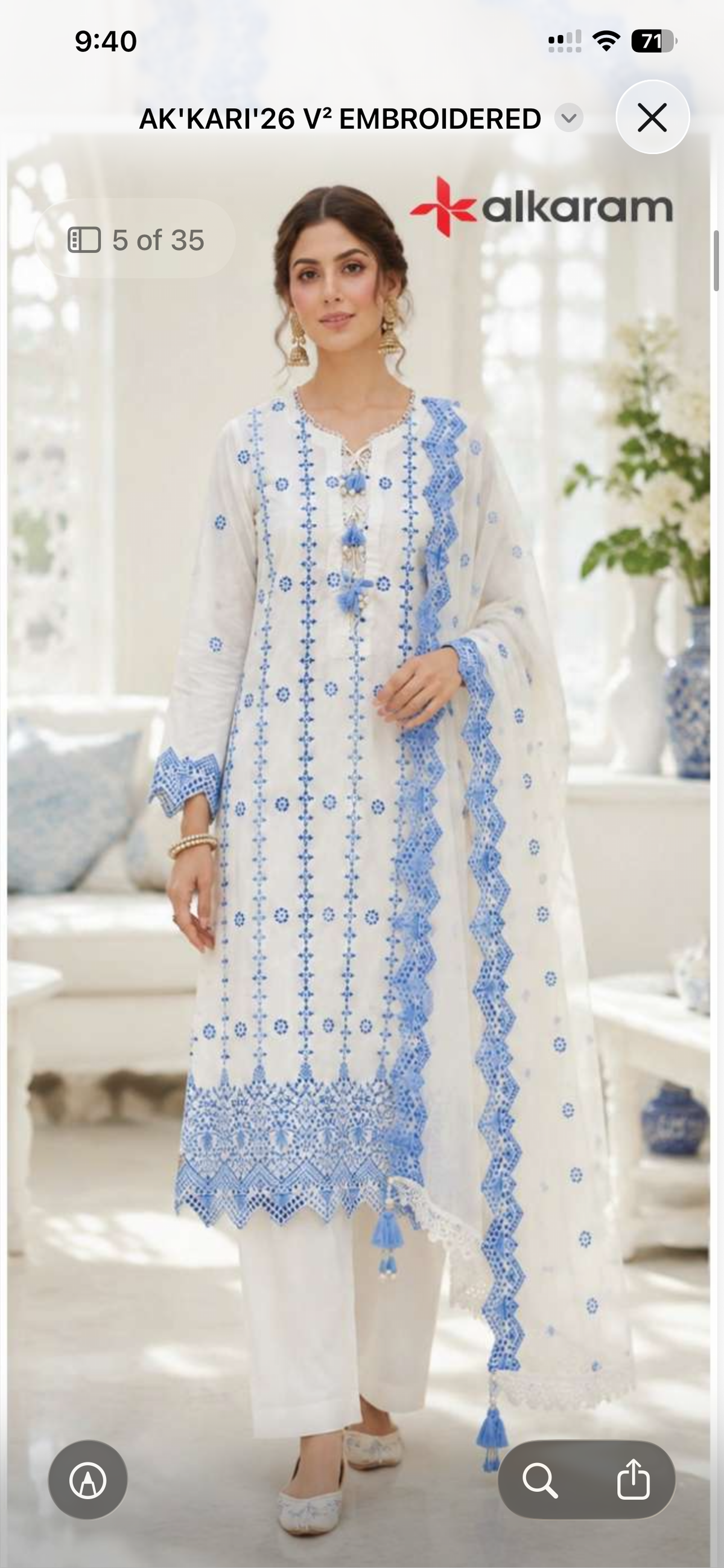 alkaram luxury lawn 09