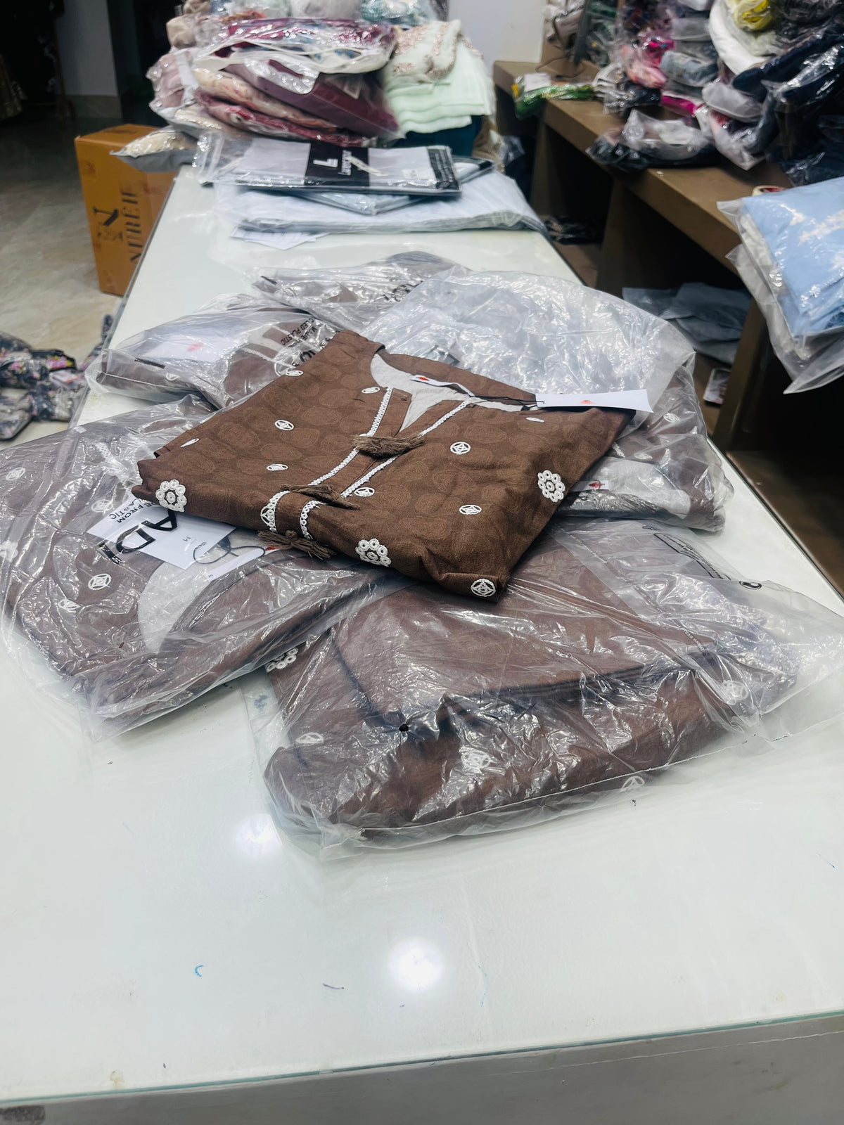 khaadi khas brown large
