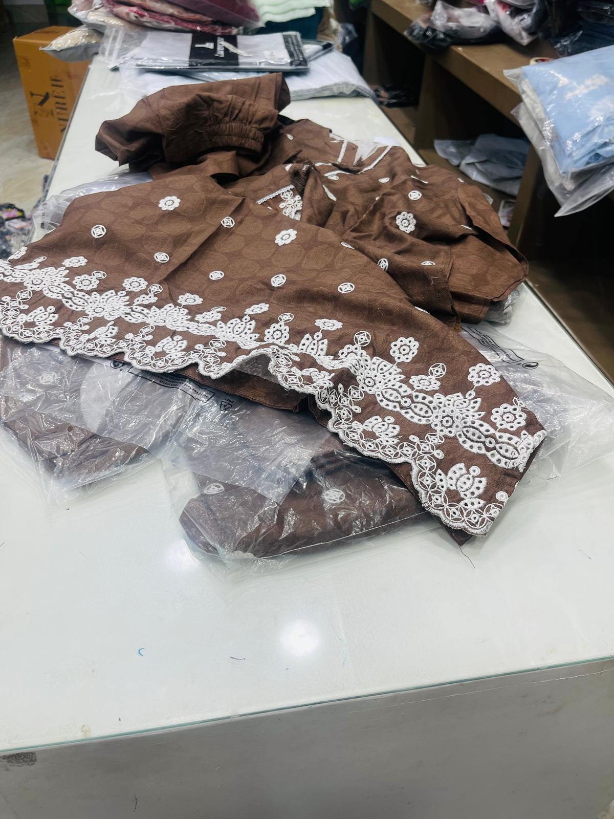 khaadi khas brown large