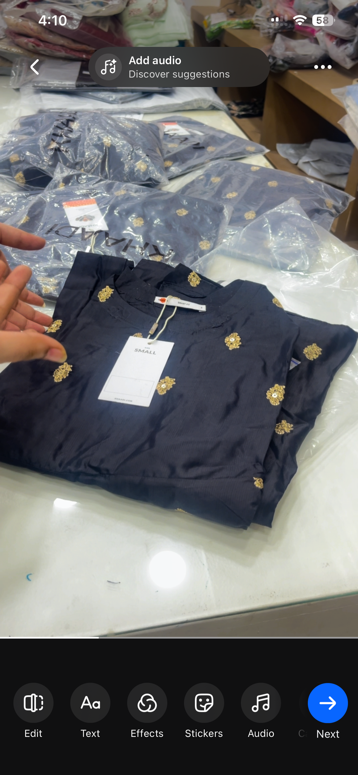 khaadi khas silk black maxi. medium