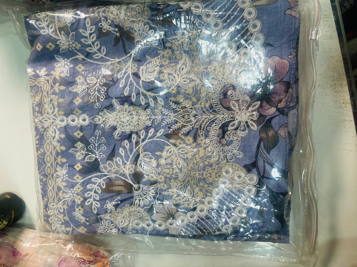 johra lawn embroidered 3pc.