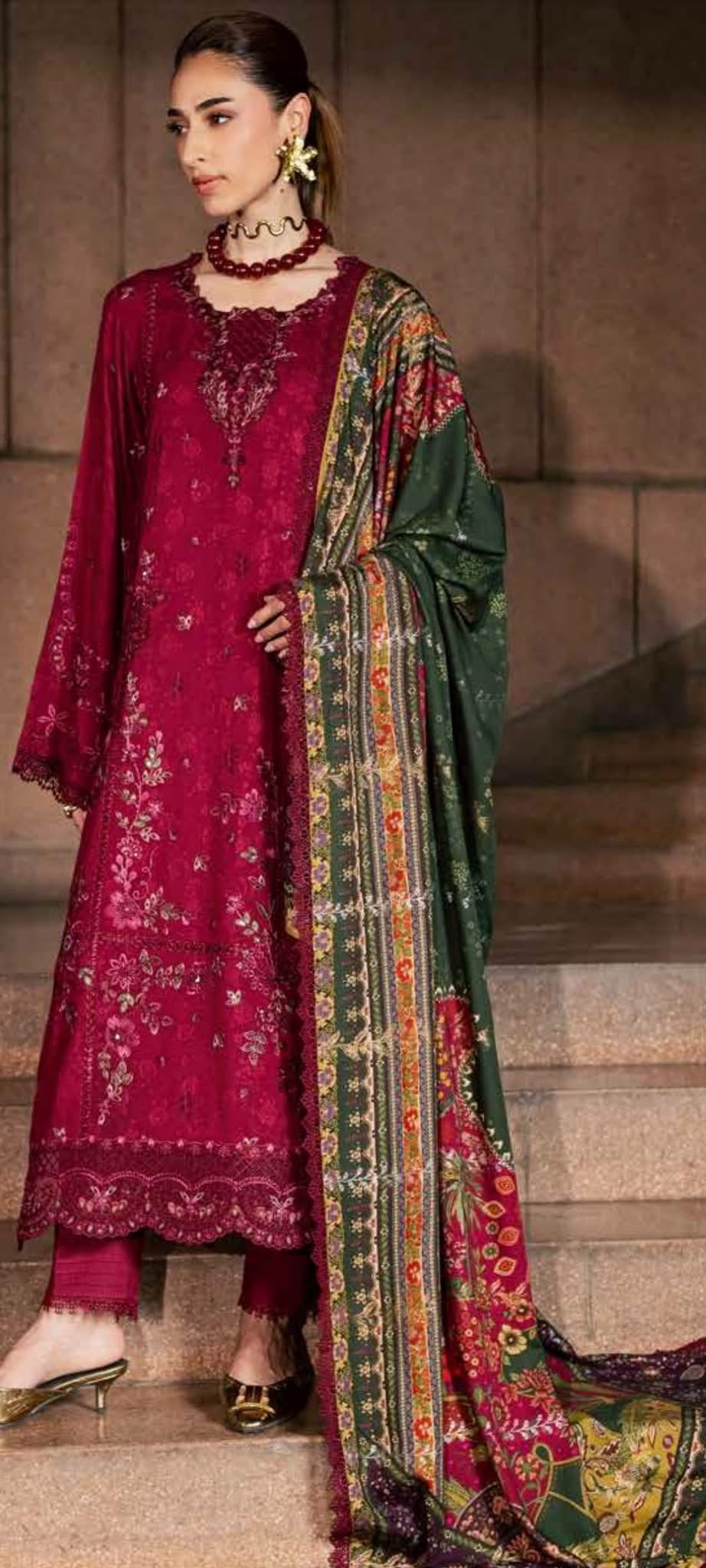 nureh emb linen 3pc.