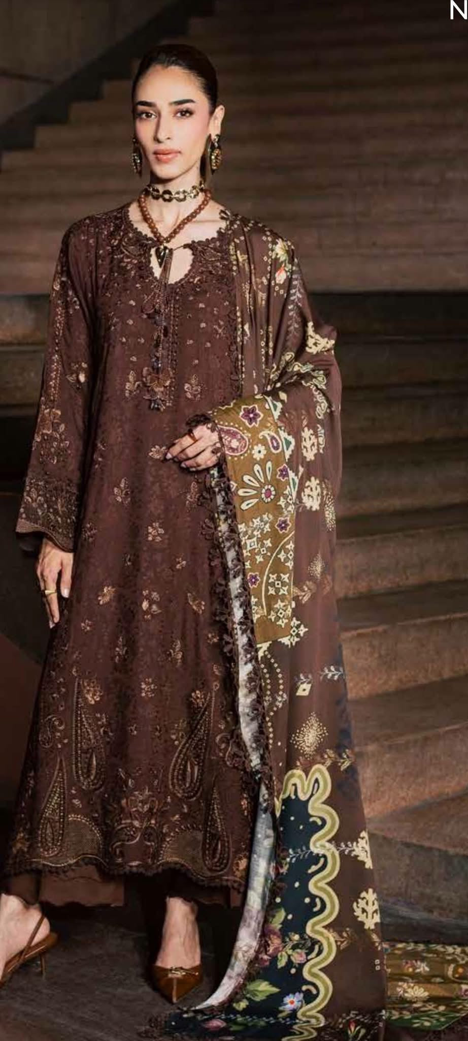 nureh emb linen 3pc.