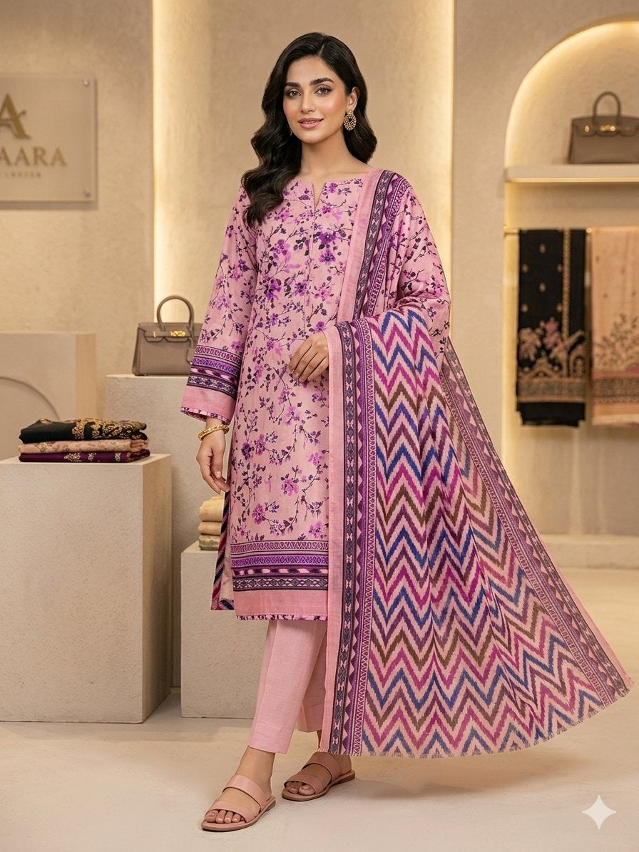 binsaeed khaddar 3pc. 08