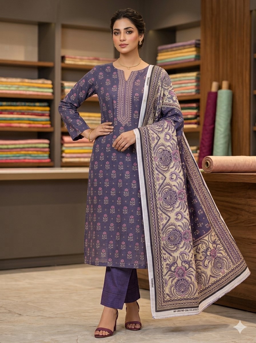 binsaeed khaddar 3pc. 03