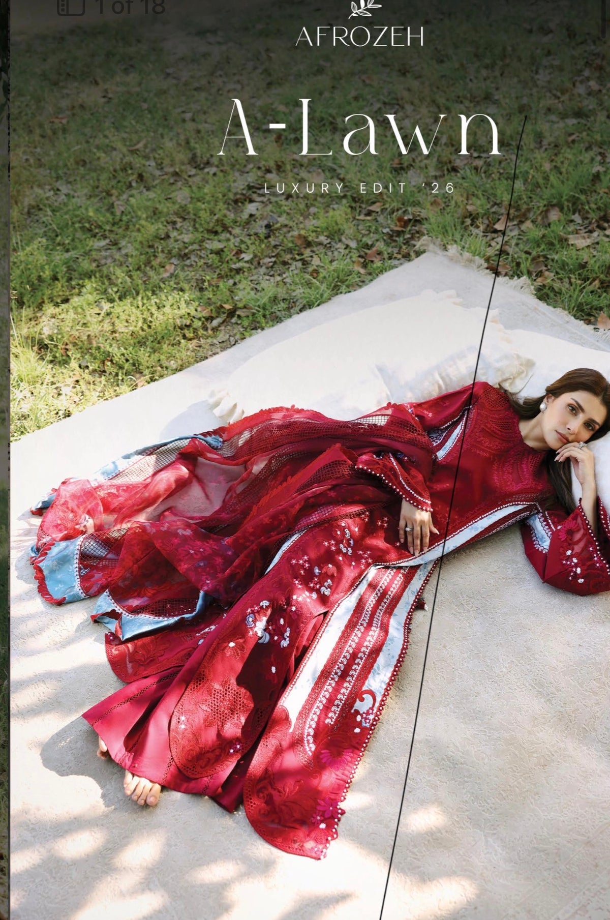 afrozeh luxury lawn 01