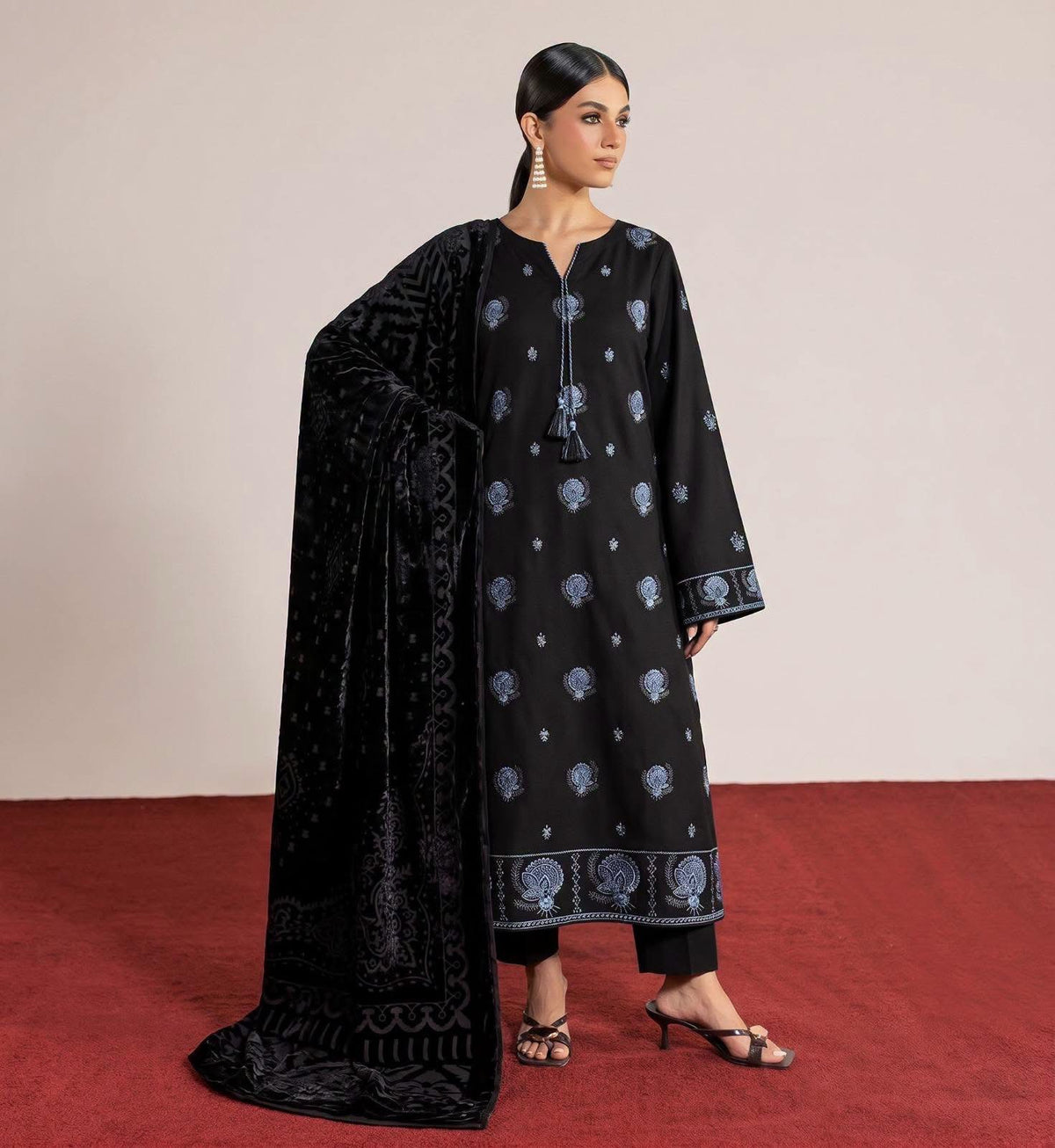 dhank marina 3pc Winter palachi black