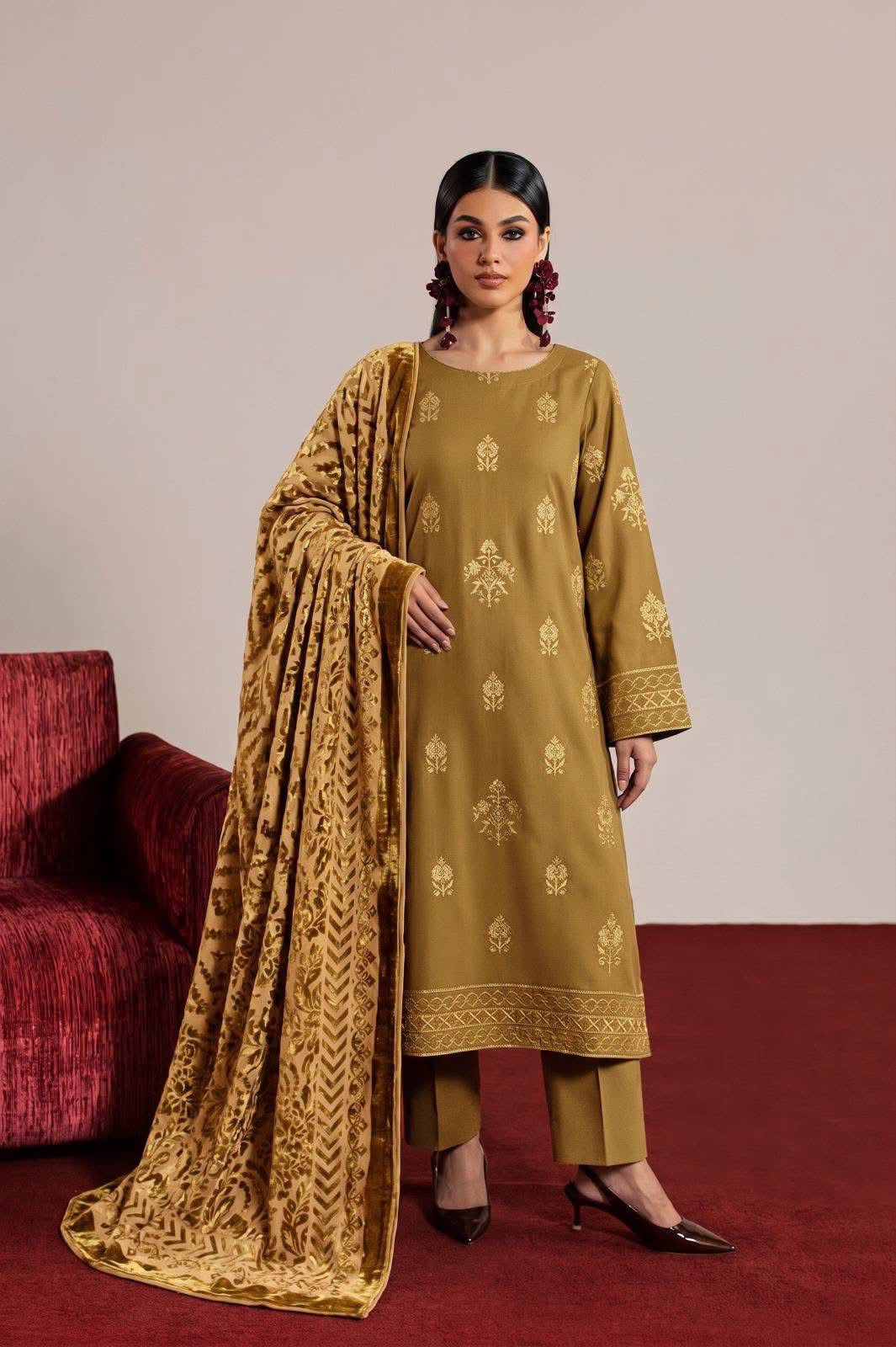 dhank marina 3pc Winter palachi mustard