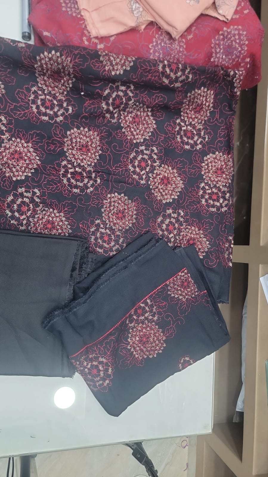 bareeze karandi 3pc black